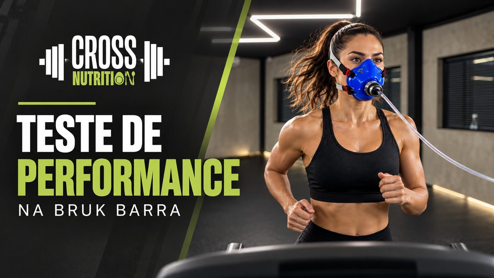 Teste de performance na Bruk Barra: atleta durante o teste de VO₂máx