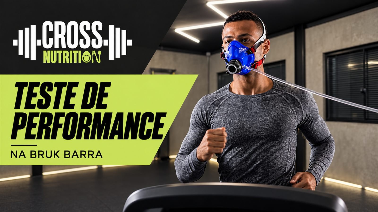 Teste de performance na Bruk Barra: atleta durante teste de esforço