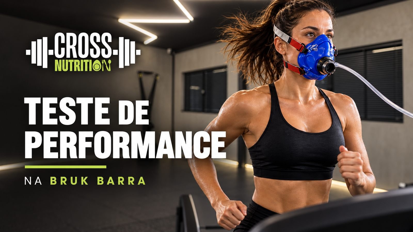 Teste de performance na Bruk Barra: atleta durante o teste